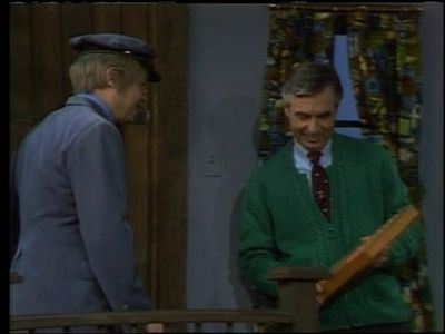 David Newell and Fred Rogers in Mister Rogers' Neighborhood (1968)