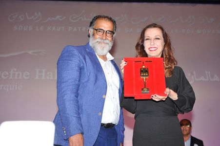 Defne Halman receives honorary award at 11th International Women's Film Festival of Salé