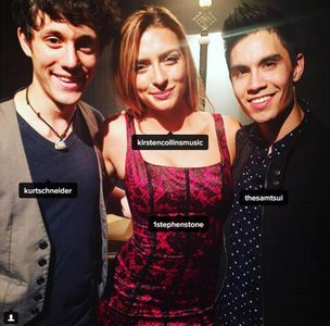 Kirsten Collins, Kurt Hugo Schneider, Sam Tsui, and Stephen Stone