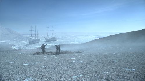 David Walmsley, Adam Nagaitis, and Stephen Thompson in The Terror (2018)