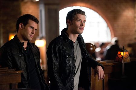 Joseph Morgan and Zane Stephens in The Vampire Diaries (2009)