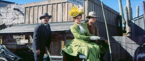 Maureen O'Hara, Jack Kruschen, and Patrick Wayne in McLintock! (1963)