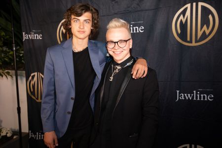 Michael Weist & Influencer Sam Hurley at the Red Carpet Reception for 