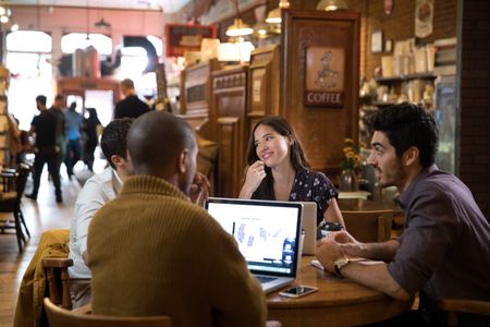 Andre Jamal Kinney, Max Ehrich, Kelsey Asbille, and Taylor Zakhar Perez in Embeds (2017)