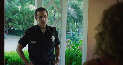 Nicholas Talone as a mysterious police officer in the feature film The Obscured