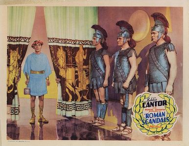 Stanley Blystone, Eddie Cantor, Ted Oliver, and Duke York in Roman Scandals (1933)