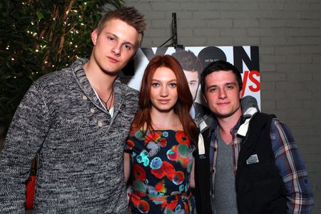 Josh Hutcherson, Alexander Ludwig, and Jacqueline Emerson