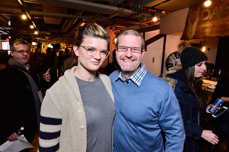 Leslye Headland and Keith Simanton at an event for The IMDb Studio at Sundance (2015)