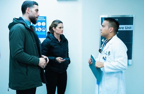 Missy Peregrym, Zeeko Zaki, and Kurt Uy in FBI: Conflict of Interest (2019)