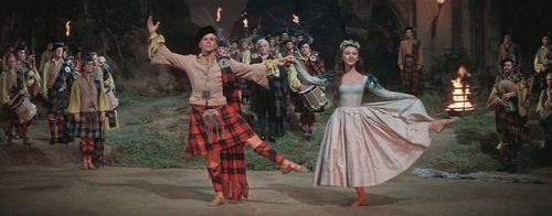 Virginia Bosler, Barry Jones, and Jimmy Thompson in Brigadoon (1954)