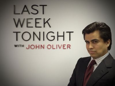 On set at Last Week Tonight with John Oliver