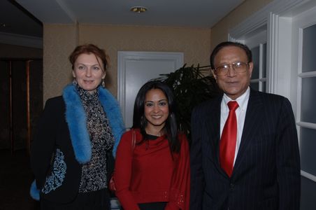 Tatiana Chekhova, Parminder Nagra and Dr. Mani Bhaumik.