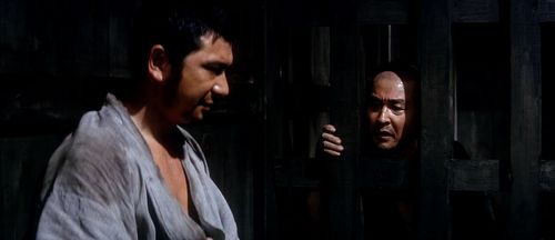 Shintarô Katsu and Kôichi Mizuhara in Zatoichi and the Doomed Man (1965)