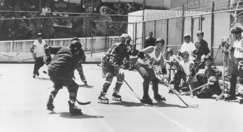 Matt Doherty, Garette Ratliff Henson, Vincent LaRusso, Aaron Lohr, Ty O'Neal, and Shaun Weiss in D2: The Mighty Ducks (1