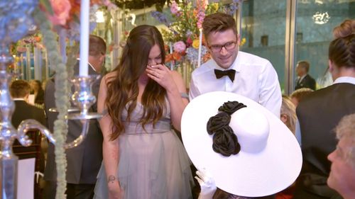 Katie Maloney and Tom Schwartz in Vanderpump Rules: Introducing Mr. and Mrs. Cauchi (2020)