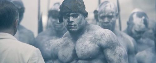 The Legend Of Tarzan Faisal Mohammed as the Huge Warrior