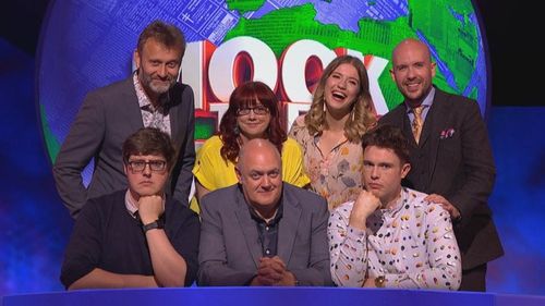 Hugh Dennis, Olga Koch, Tom Allen, Dara O Briain, Angela Barnes, Ed Gamble, and Glenn Moore in Mock the Week (2005)