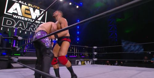 Trey Tucker and Ethan Page in AEW Dark: Elevation (2021)