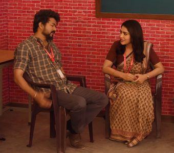 Joseph Vijay and Ramya Subramanian in Master (2021)