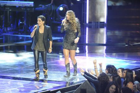 Casey Weston and Vicci Martinez in The Voice (2011)