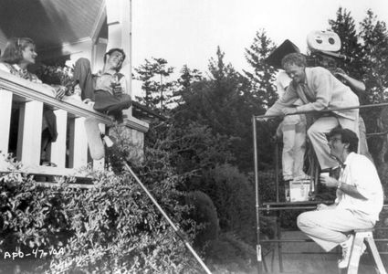 Charles Minsky, Griffin O'Neal, Leah Pinsent, and Fred Walton in April Fool's Day (1986)