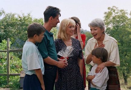 Miro Noga, Milena Steinmasslová, Jana Stepánková, Marián Beník, and Pavel Zednícek in Ranc U Zelené sedmy (1996)