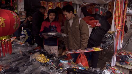 Changhua Zhang in Last Train Home (2009)