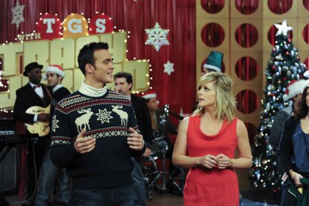 Jane Krakowski, Jeff Richmond, and Cheyenne Jackson in 30 Rock (2006)