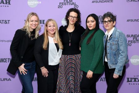 Monica Levinson, Tara Miele, Lynette Howell Taylor, Samantha Housman, and Shivani Rawat at an event for Wander Darkly (2