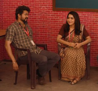 Joseph Vijay and Ramya Subramanian in Master (2021)