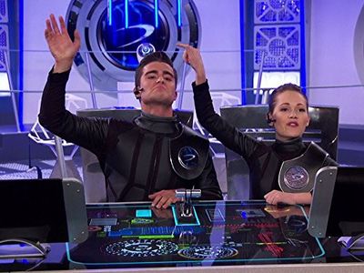 Kelli Berglund and Spencer Boldman in Lab Rats (2012)