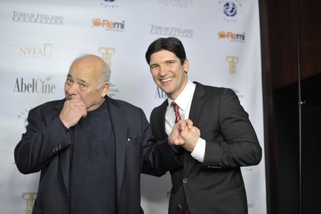 Burt Young and Jacques Mitchell at the NYC premiere of Tom in America at the Cantor Film Center (2014).