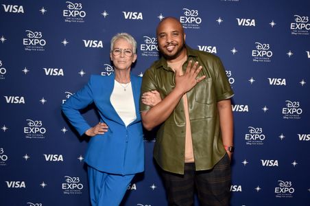 Jamie Lee Curtis and Justin Simien