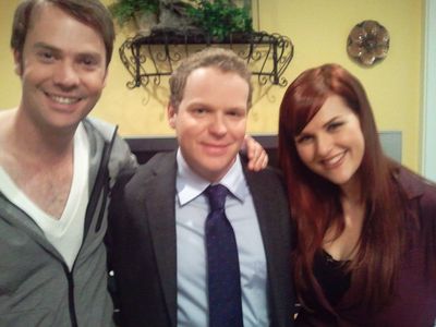 with Barry Watson & Sara Rue on the set of the ABC Original 