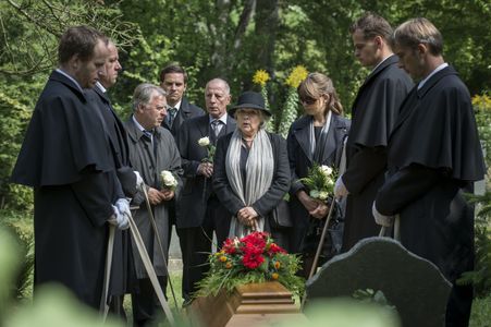 Michael Gerber, Andreas Schmidt-Schaller, Jutta Wachowiak, Catherine Bode, and Jonathan Müller in Leipzig Homicide (2001