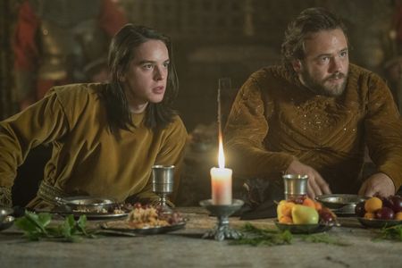 Moe Dunford and Ferdia Walsh-Peelo in Vikings (2013)