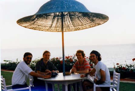 Frederick Marx with 3 other filmmakers at Bombay Film Festival 1990