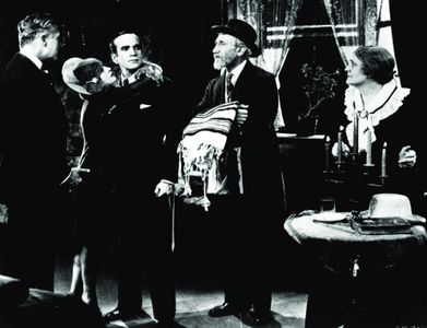 Eugenie Besserer, Al Jolson, Otto Lederer, May McAvoy, and Richard Tucker in The Jazz Singer (1927)