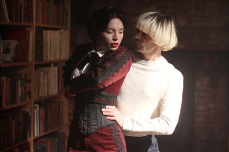 Lorna Nickson Brown and Tim Burgess in The Bookshop