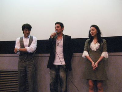 Ju Jin-Mo, Min-Joon Kim, and Si-yeon Park at an event for A Love (2007)