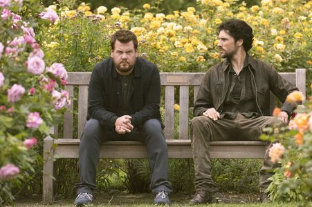 James Corden and Colin Morgan in Mammals (2022)