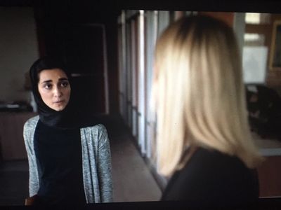 Still: Nikki Massoud and Claire Danes, Homeland S6 Ep3 