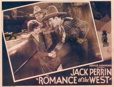 Ben Corbett, Edna Marion, and Jack Perrin in Romance of the West (1930)