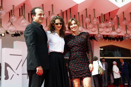 Lola Dueñas, Lucrecia Martel, and Daniel Gimenez