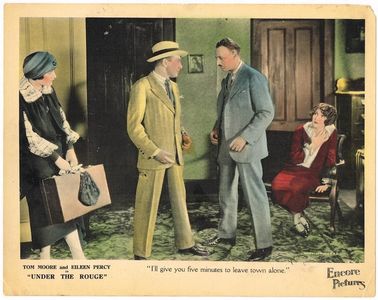 Claire de Lorez, Jim Mason, Tom Moore, and Eileen Percy in Under the Rouge (1925)