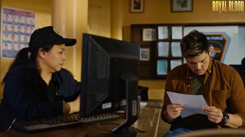 Dingdong Dantes and Geraldine Villamil in Royal Blood (2023)