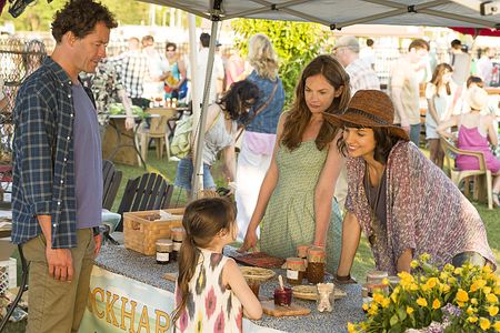 Dominic West, Ruth Wilson, Kaija Matiss, and Leya Catlett in The Affair (2014)