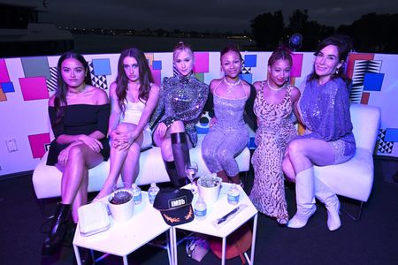 Halina Reijn, Chase Sui Wonders, Amandla Stenberg, Rachel Sennott, Maria Bakalova, and Myha'la Herrold at an event for B