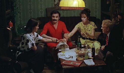 Vladimir Menshov, Aleksandr Pankratov-Chyornyy, Lyudmila Shevel, and Irina Shmelyova in Gde nakhoditsya Nofelet? (1988)