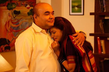 Anand Abhyankar and Nisha Parulekar in Aamhi Chamakate Taare (2012)